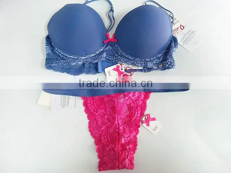 Sexy bra and panty new fashion underwear and bikini set
