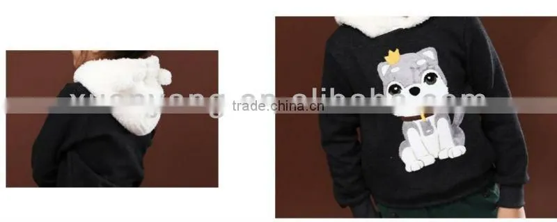 korean long sleeves hooded for little kids