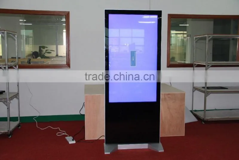 Vertical LCD with Network double sided touch screen Kiosk