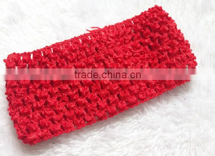 Fashion Baby Elastic Hair Band Girls Soft Head band Stretch Crochet Knit Headwrap