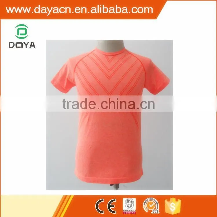 Men's Fashional Twill Sports running T-shirt Seamless T-shirt