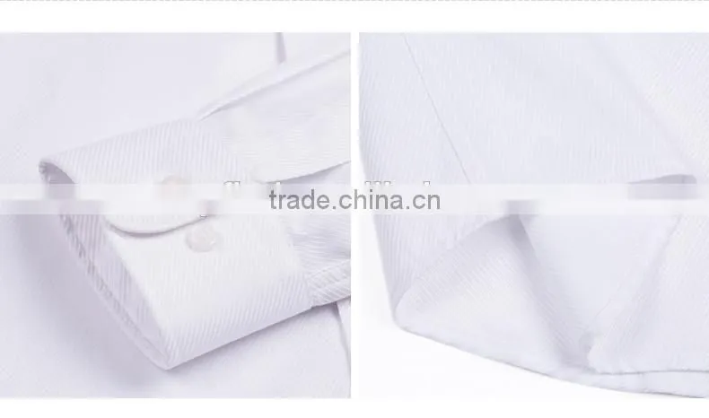 Classic italian bamboo solid color business formal men's shirt with good offer