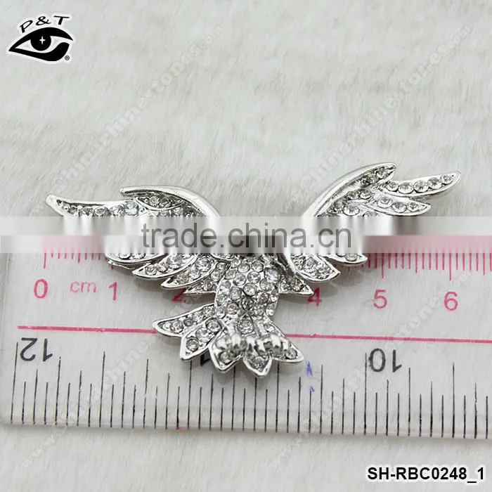 Eagle Shape Pins Crystal rhinestone brooch pin for dresses invitations