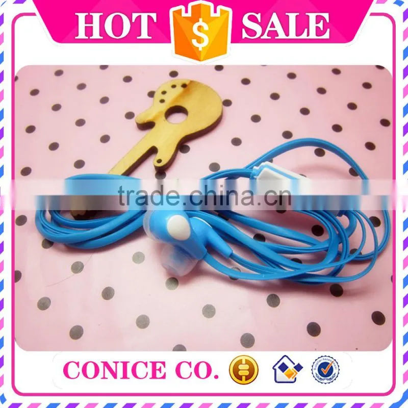 2015 Cheap Sports Wire Earphones with Mic For Phone