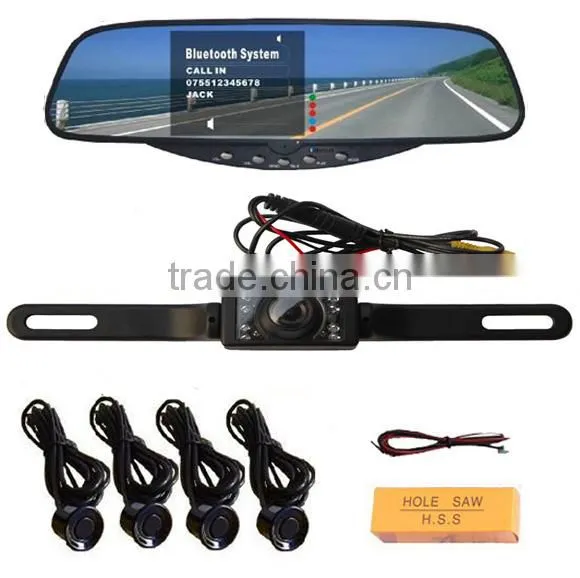 Bluetooth Rearview Mirror Car Kit BT-728SC4