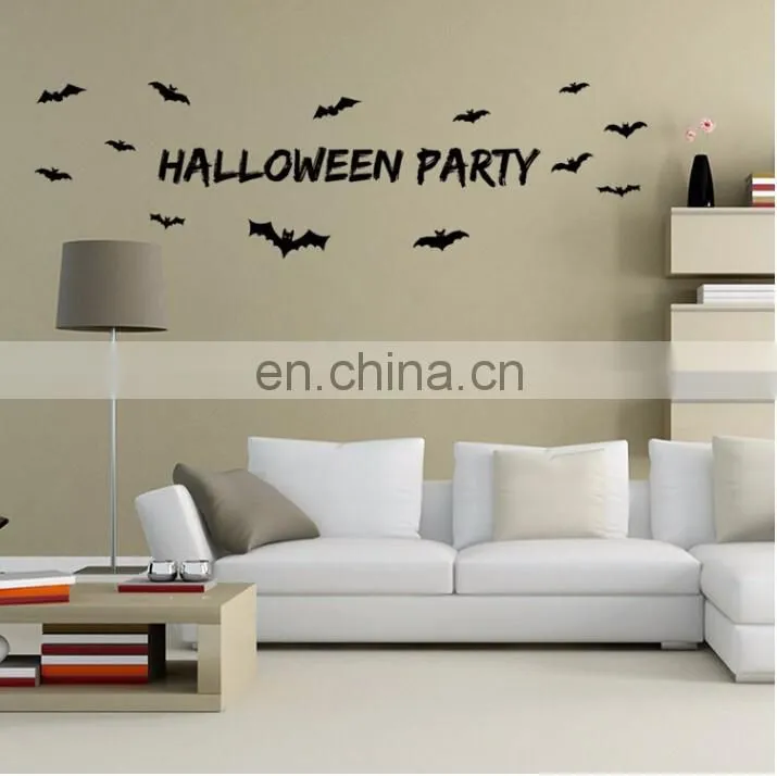 Halloween Theme Bats Window/Wall Sticker Halloween Decoration Home Decoration