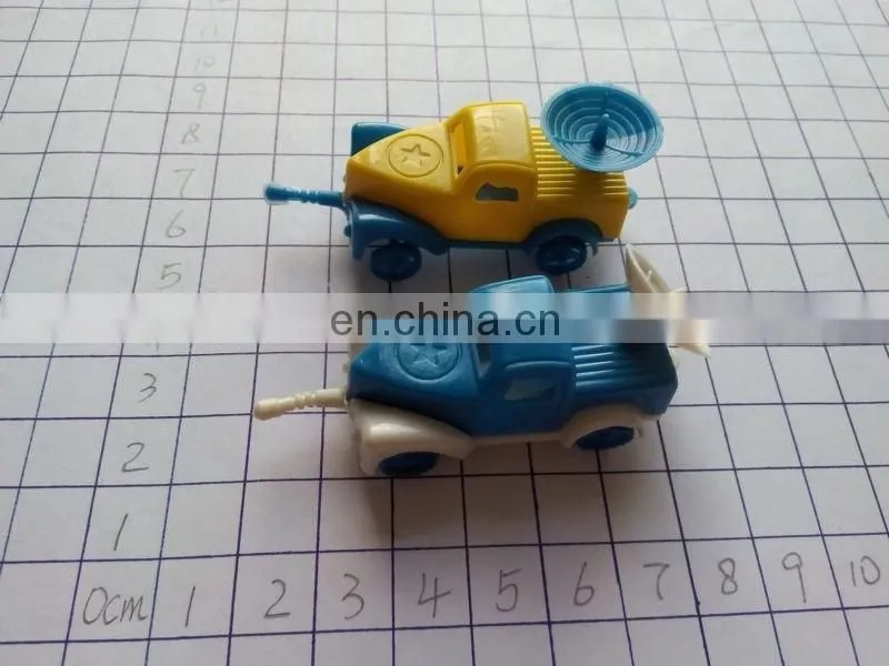 Custom plastic mini radar vehicle action figures for decoration and collection