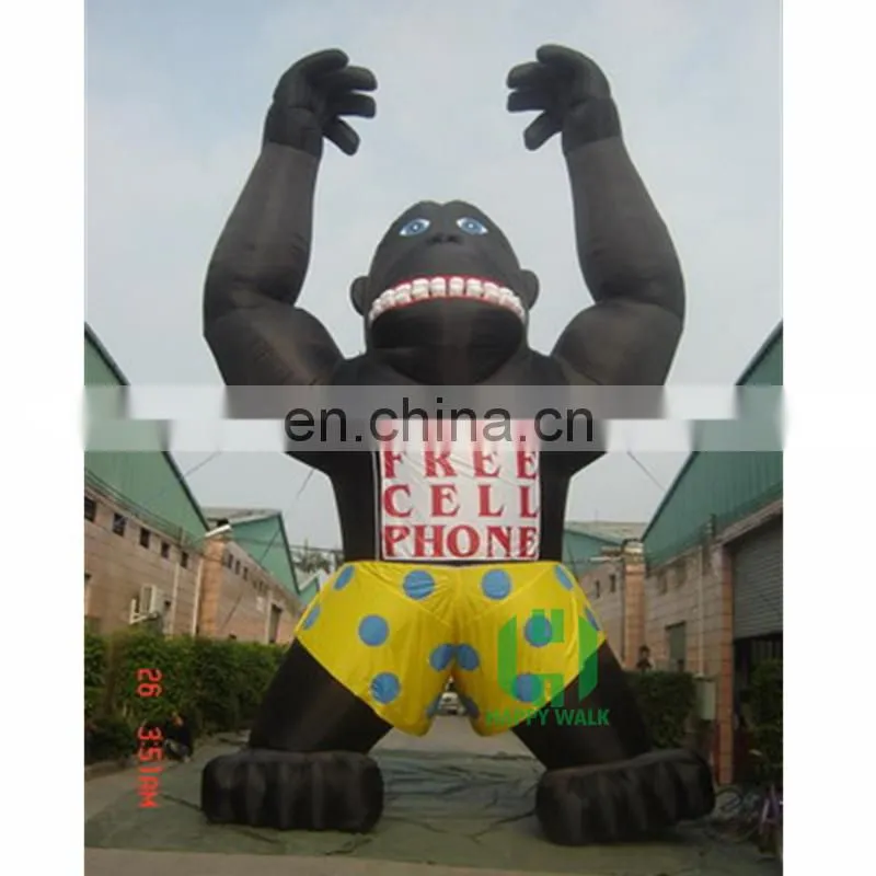 Hot Sale eye catching yellow duck inflatable advertising animal figures inflatable cartoon characters
