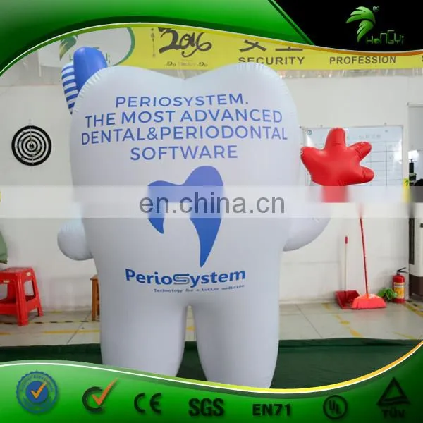 Customized Inflatable Toothbrush, Inflatable Tooth Advertising Balloon