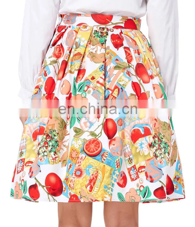 18 Colors Grace Karin Women Vintage Skirt Pinup 50S 60S Cotton Skirt Autumn Skirts Dance Vestidos CL6294-8#