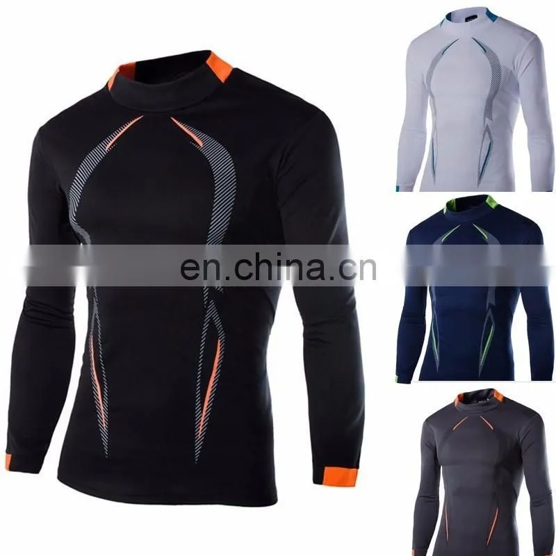 Blank men Rash guards / Men's Long Sleeves Rash Guard anti-UV