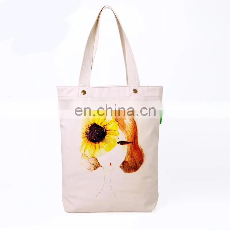 Fashion shopping bag custom cotton canvas tote bag