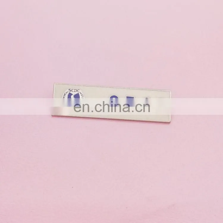 custom metal name badges, amuminum badges, name plate