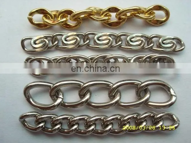 Hot sale 18K plated gold chain for men and women handbag decoration