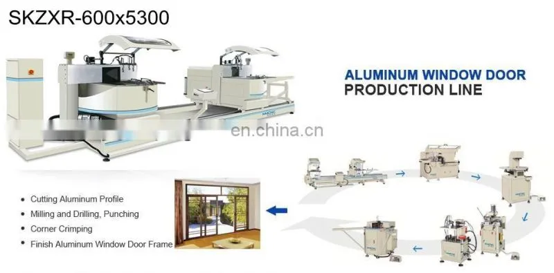 Aluminium Doors Window Manufacturing Machine and profile Cutting Machine