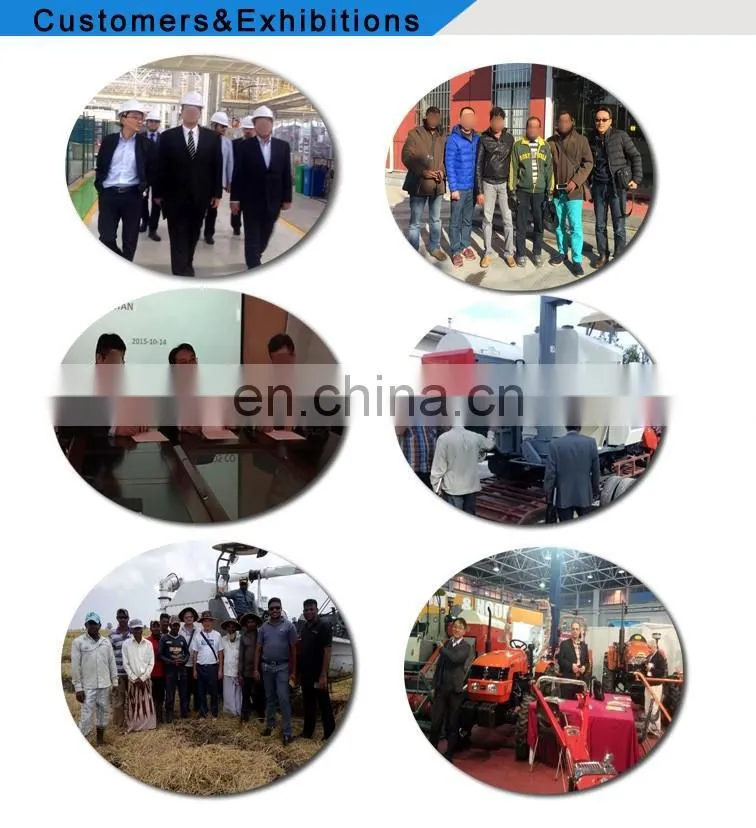 Cheap Korean Daedong combine harvester rubber crawler