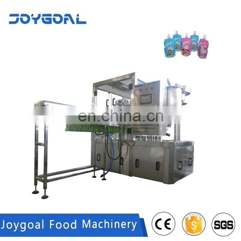 JOYGOAL shanghai factory price high quality automatic spout pouch filling and sealing machine
