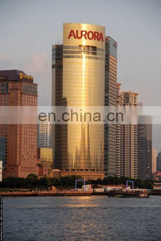 golden reflective glass price is good all kinds of bronze dark blue golden reflective glass