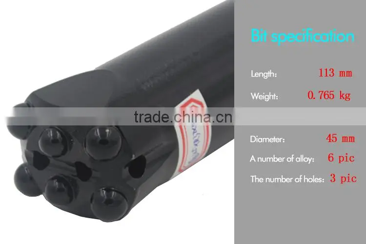 tricone rock drilling head bit