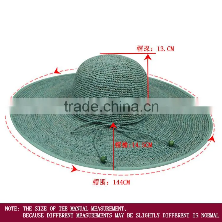 Handmade Fashion Raffia Hats Women Straw Hat Wholesale