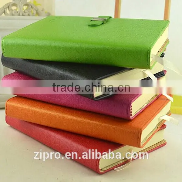 high quality colorful PU leather daily notebook