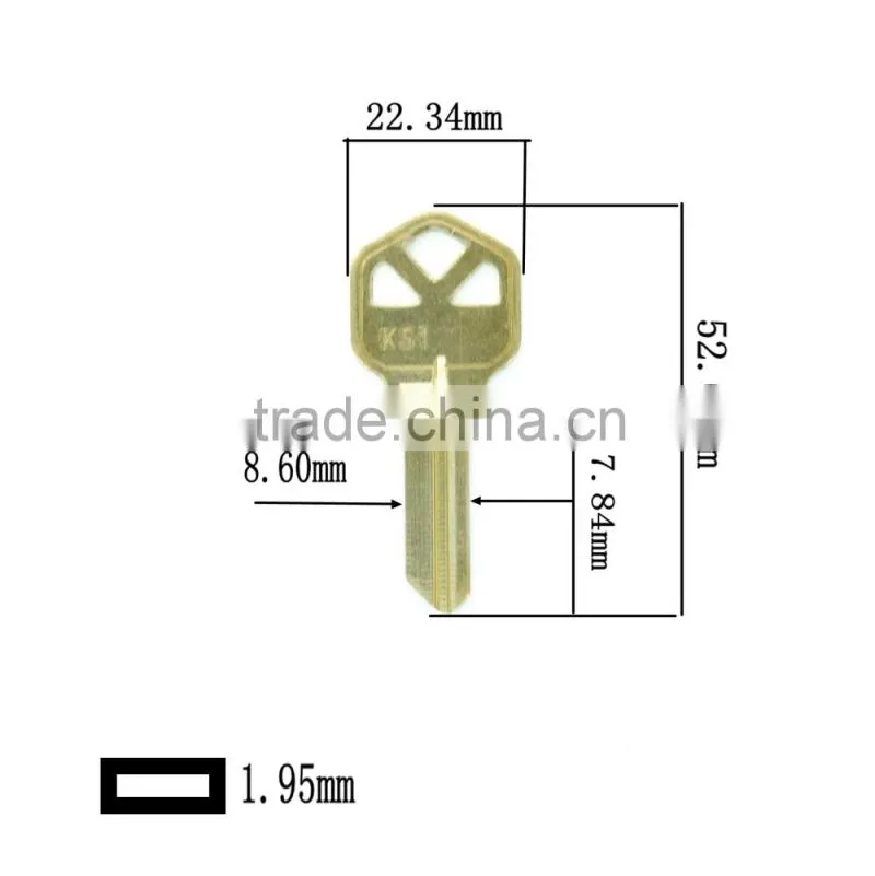 KS1 High quality door blank key(Hot sale!!!)