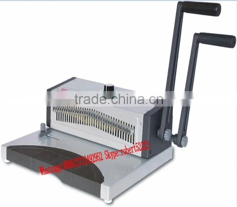 NanBo T598 Lower price Factory Wire-o Binding Machine, Wire o Binding Machine