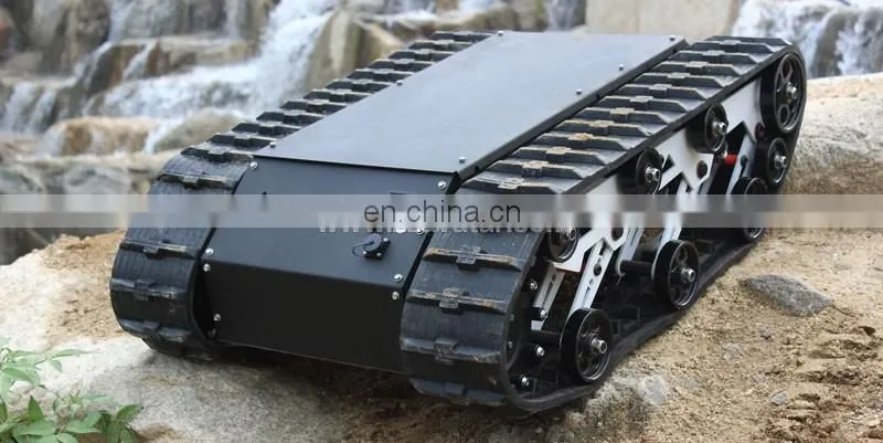 Cheaper price stair climber rubber track with drive wheel