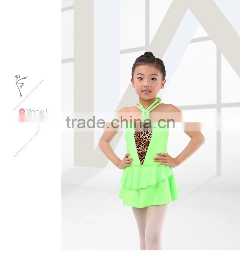 Shiny Lycra Ballroom Dresses for Children