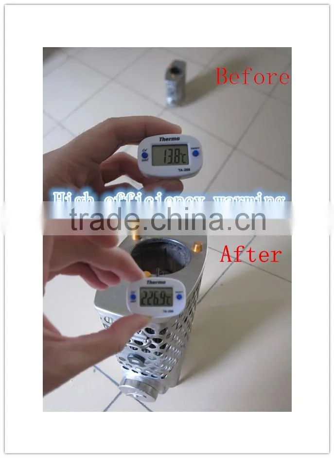 Lighting and charging cell phone thermoelectric stove generator mini size