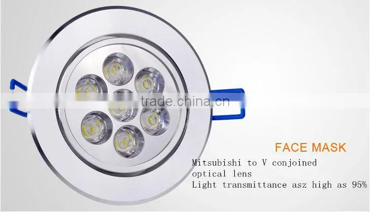led emergency down lights 3w,7w AC85V-265V