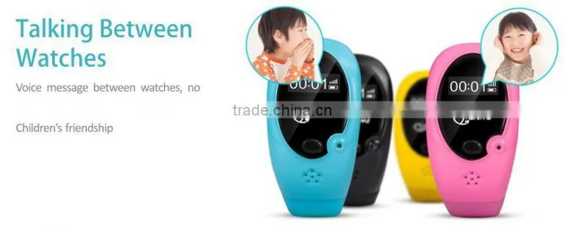 Kids care low radiation smart cell phone wrist watch