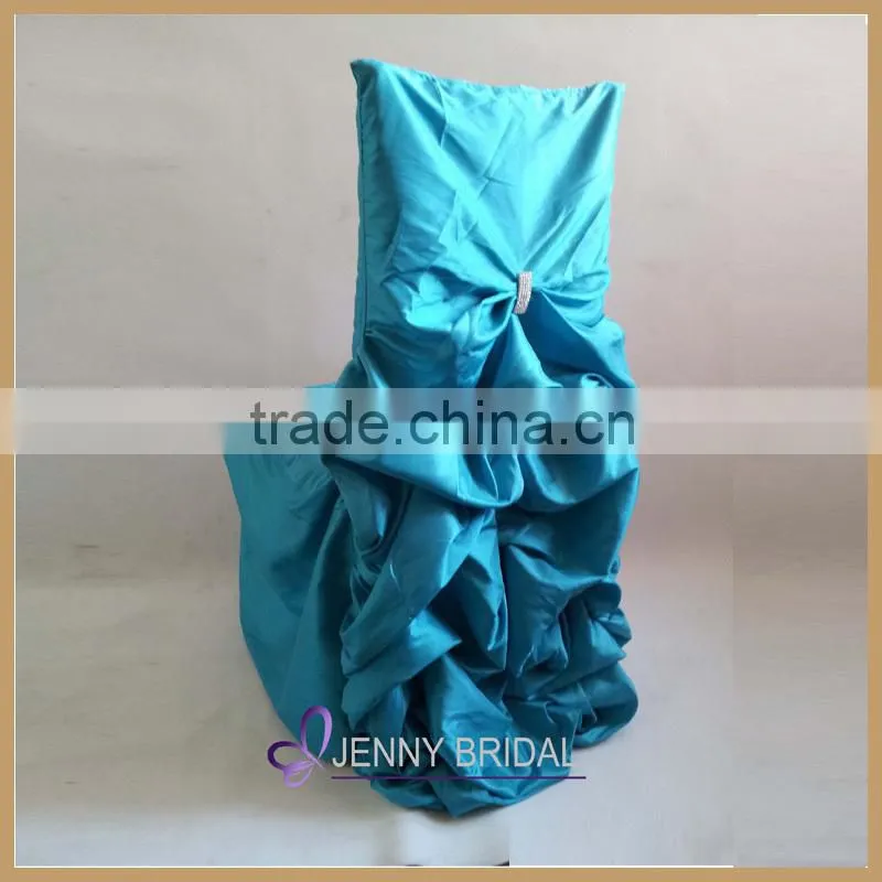 C001M Alibaba hotselling custom ruffled chair cover for banquet