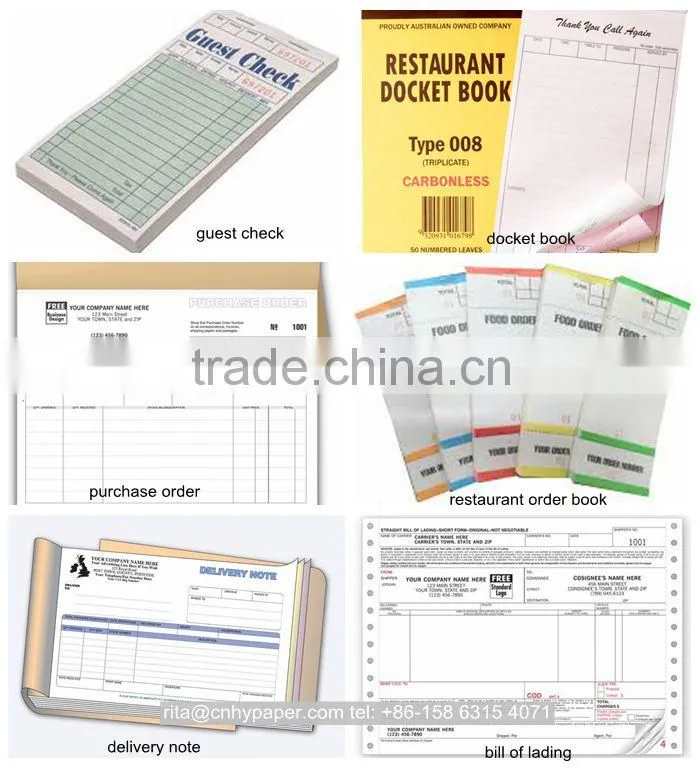 Carbonless Order Book / Purchase Order Book Printing
