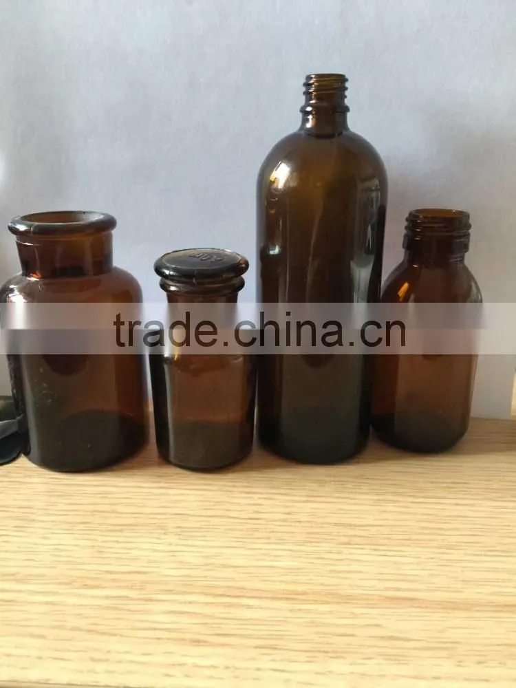 8oz amber glass boston bottle, 240ml amber boston round glass bottle