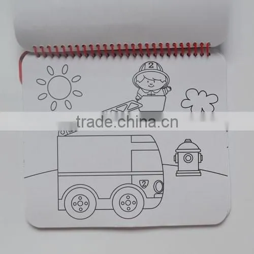 Popular Kids Coloring Book with Crayons