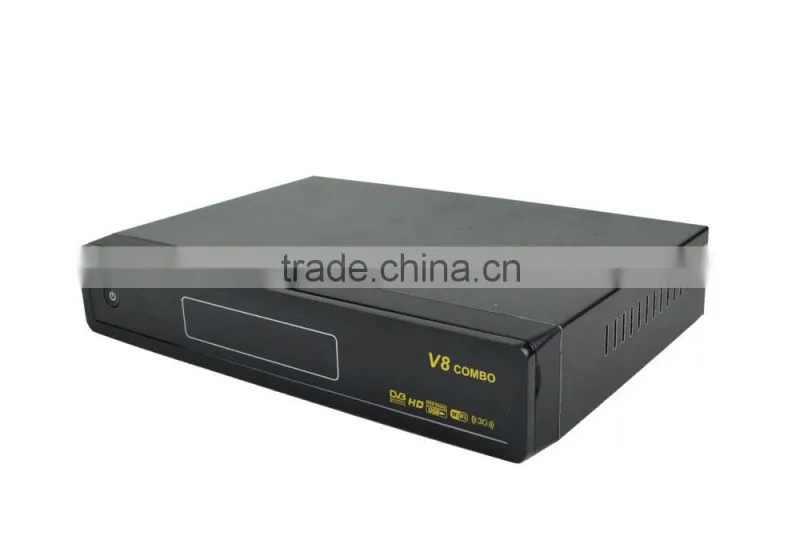 factory price dvb s2 /t2 satellite receiver dvbs2 dvbt2 v8 combo receiver