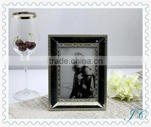 Best Sale Sliver Plated Mirror Photo picture Frame With High Quality