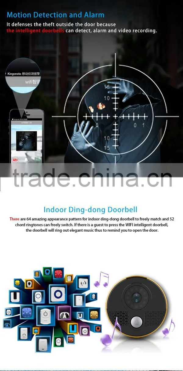 Wi-Fi Doorbell video camera