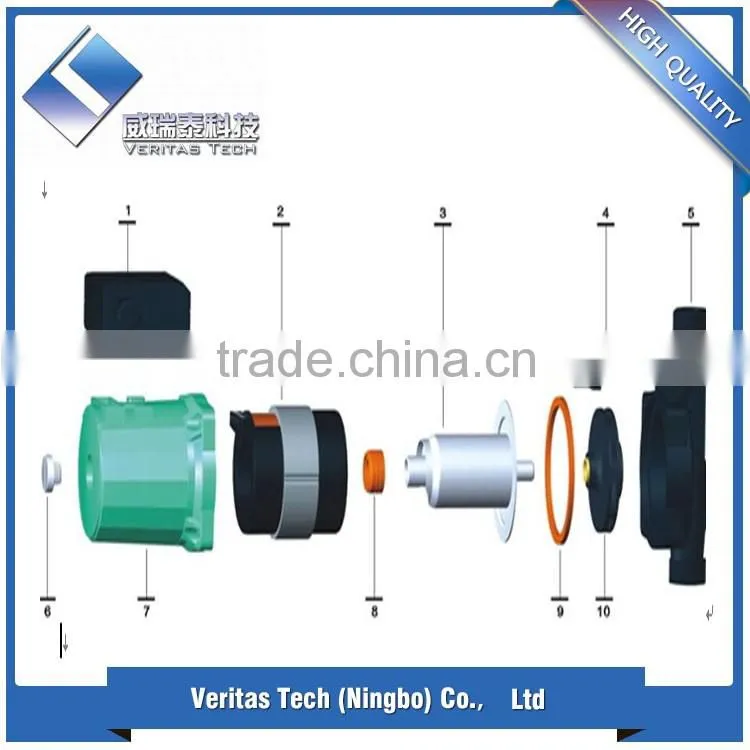 loudspeaker mute Brass or Stainless steel impeller hot water circulating pump for solar water heater