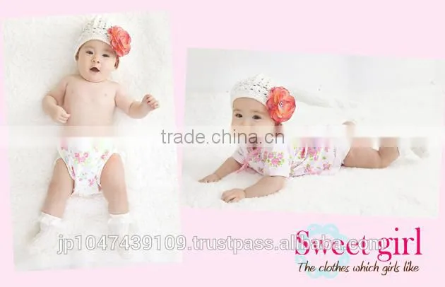 Japanese wholesale products cute flower pattern high quality cloth baby diaper hot selling item in Japan