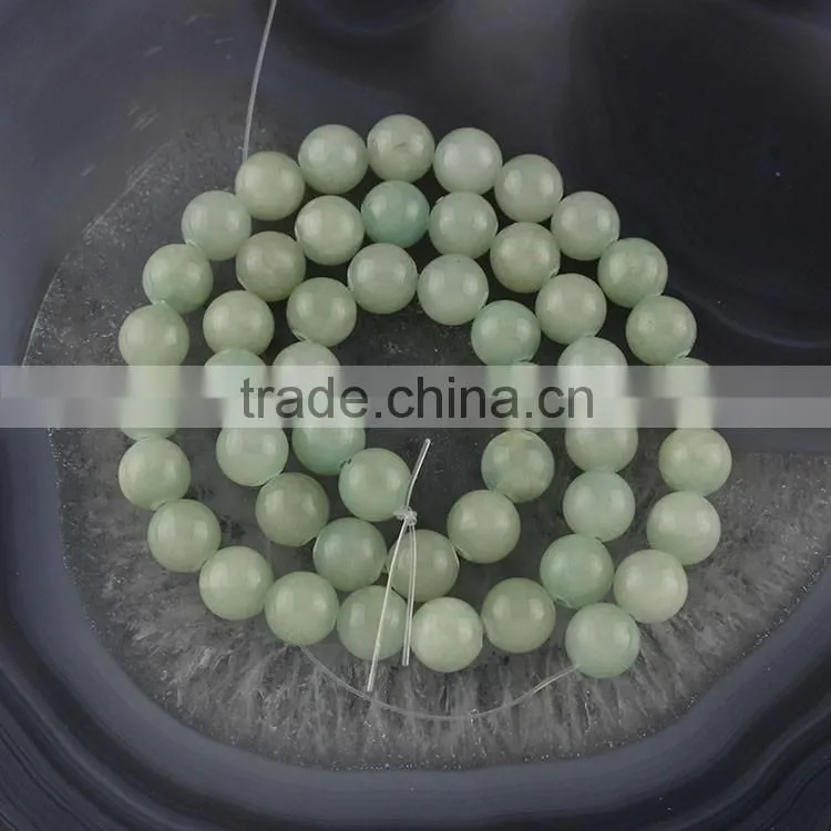 YJ1125-2 Wholesale Dark red Round Dyed Jade Stone Beads for jewelry making