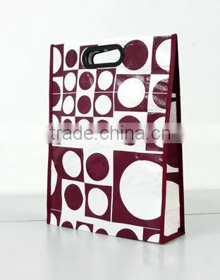 non woven lamination round handle bag