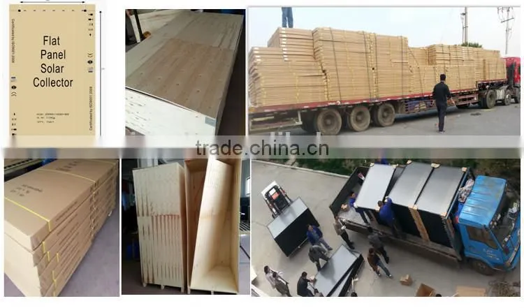 200L Compact Integrative Pressurized Flat Plate Solar Collector Solar Water Heater