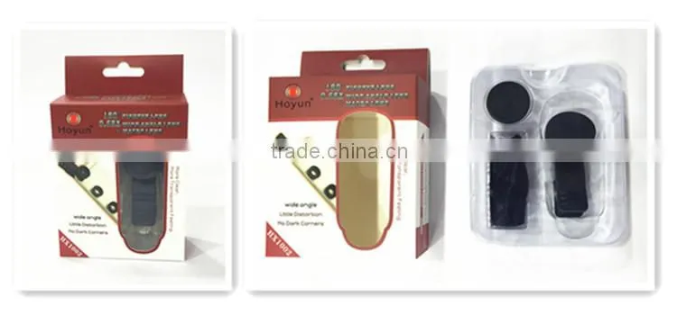 3 in 1 0.65x wide angle universal clip180 degree fisheye lens for iphone mobile phone