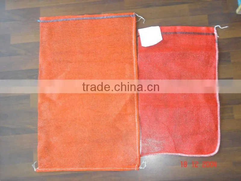 Fruits netting bag with drawstring