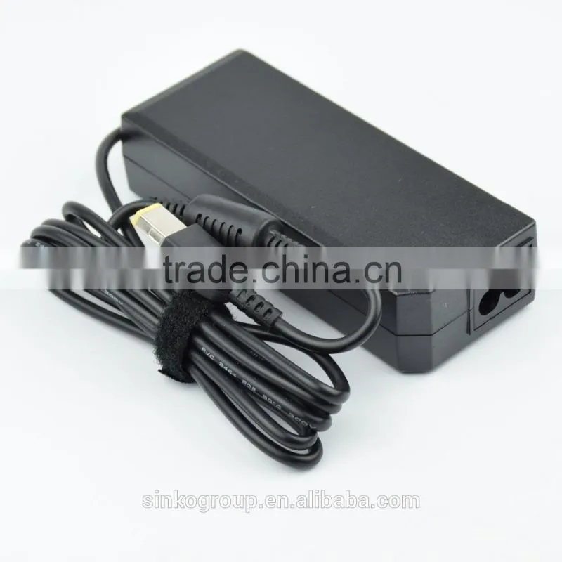 2015 shenzhen High Copy Replacement 20V 4.5A ac adapter charger square pin yellow