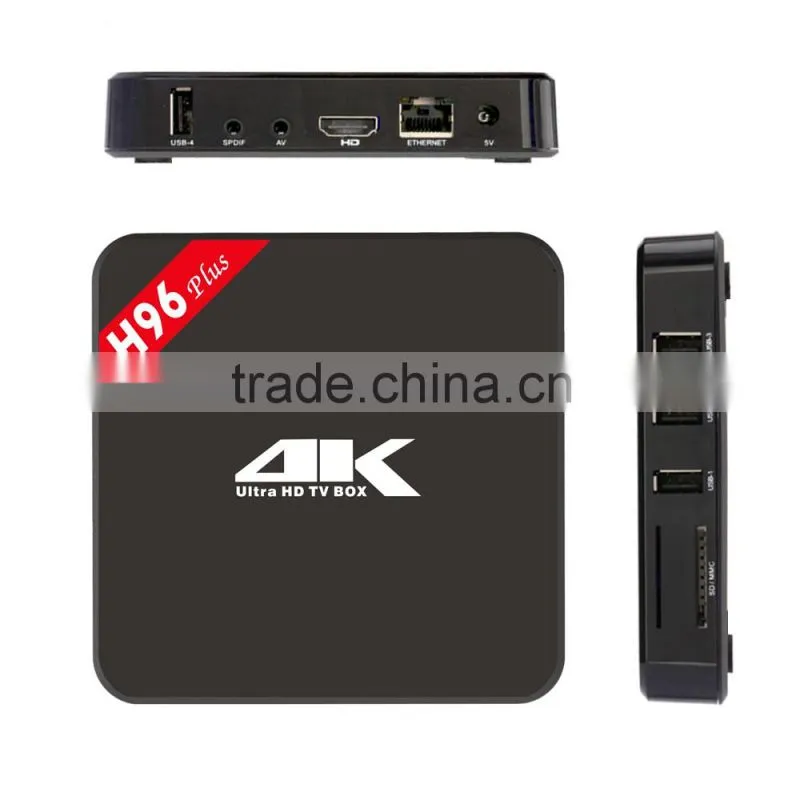 Vensmile Amlogic S905 Android 5.1 Smart TV Box H96 Plus Kodi 16.0 bluetooth 4.0 quad core 2GB 16GB H96 Plus
