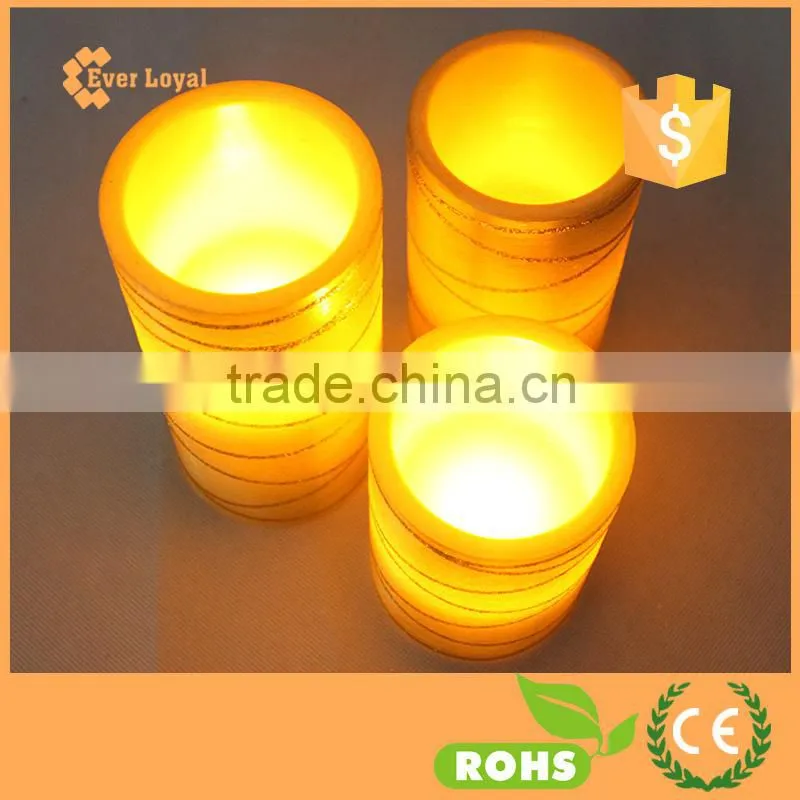 Glitter Candle Light Flameless LED Candle Party Candle