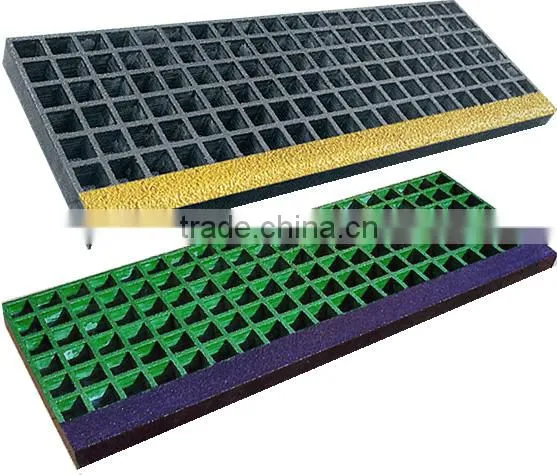 Anti-creep FRP stair nosing